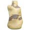 Bottle-Shaped Sculptural Vase in Golden Stoneware by Christina Muff, Image 1