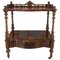 Antique Victorian Inlaid Burr Walnut Whatnot 1