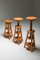 Scandinavian Pine Architect Stools, 1970s, Set of 3, Image 6