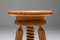 Scandinavian Pine Architect Stools, 1970s, Set of 3 11