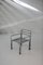 Postmoderner verchromter Metall Sessel im Rietveld Stil, 1980er 11
