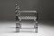 Postmodern Rietveld Style Chromed Metal Lounge Chair, 1980s 4