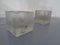 Glass Cube Lamps from Peill & Putzler, 1970s, Set of 2 5