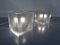Würfelförmige Lampen aus Glas von Peill & Putzler, 1970er, 2er Set 3