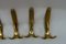 Viennese Aluminum Wall Hooks, 1960s, Set of 7, Image 4