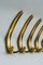 Viennese Aluminum Wall Hooks, 1960s, Set of 7, Image 3