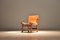 Midcentury Children's Leather & Wood Chair 1