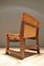 Midcentury Children's Leather & Wood Chair 10