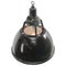 Lámpara colgante industrial vintage esmaltada en negro, Imagen 2