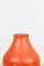 Large Vintage Orange Ceramic Vase 6