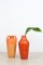 Large Vintage Orange Ceramic Vase, Image 3