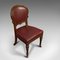 Walnut & Leather Side Chairs, Set of 2 8