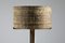 Brass Floor Lamp by Jules Wabbes for Jan Vlug, 1970s, Image 5