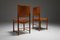 Chaises de Salon en Cuir Cognac, 1960s, Set de 4 11