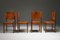 Cognac Leather Dining Chairs, 1960s, Set of 4, Image 7