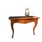 Wooden Console with Smoked Glass, 1950s 2