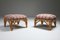 Bamboo Ottomans from Arpex, 1970s, Set of 2 9