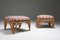 Bamboo Ottomans from Arpex, 1970s, Set of 2 4