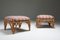 Bamboo Ottomans from Arpex, 1970s, Set of 2, Image 4