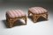 Bamboo Ottomans from Arpex, 1970s, Set of 2 11