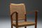 Beech & Cord Armchair by Adrien Audoux & Frida Minet, 1960s 5