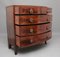 19th-Century Flame Mahogany Bowfront Chest of Drawers 7