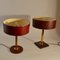 Mid-Century French Brass and Leather Table Lamp, 1950s 6