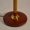 Mid-Century French Brass and Leather Table Lamp, 1950s 5