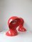 Vintage Dalu Table Lamps in Red by Vico Magistretti for Artemide, 1960s, Set of 2, Image 5