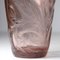 Art Deco Vase aus geschliffenem Glas von Haida, 1940er 7