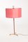Table Lamp in Teak and Brass, 1950s 3