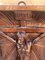 Trittico religioso in legno di noce intagliato a mano, Francia, fine XIX secolo, Immagine 5