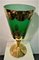 Murano Glass Vase with Ornaments in Gold and Enamel, 1950s 5