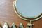 Mid-Century Brass Scissor Mirror 9