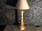 Lámpara de mesa de porcelana, años 80, Imagen 10