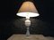 Large White Glass Table Lamp, 1970s 25