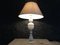 Large White Glass Table Lamp, 1970s, Image 25