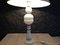 Large White Glass Table Lamp, 1970s 15
