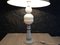 Large White Glass Table Lamp, 1970s, Image 15