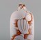 Vase aus weiß glasierter Keramik mit Muscheln von Anna Lisa Thomson, 1950er 3