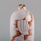 Vase in White Glazed Ceramics with Seashells by Anna Lisa Thomson, 1950s 3