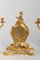 Louis XV Style Gilded Bronze Mantel Set, Set of 3 11