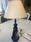 Cobalt Porcelain Table Lamp, 1980s 13