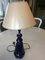 Cobalt Porcelain Table Lamp, 1980s 12