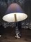 Lámpara de mesa de porcelana, años 80, Imagen 13