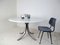 Vintage Space Age Italian Modernist Marble Round Dining Table by Osvaldo Borsani for Tecno, 1960s 5