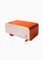 Barbecue arancione trasportabile con cucina verticale compatta di MYOP, Immagine 1