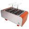 Barbecue arancione trasportabile con cucina verticale compatta di MYOP, Immagine 2