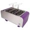 Purple Transportable Charcoal Barbecue with Compact Vertical Cooking from MYOP 1