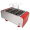 Red Transportable Charcoal Barbecue with Compact Vertical Cooking from MYOP 1